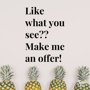 Accepting offers on ALL items!